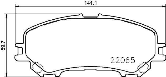 Brembo Brake Pad, P 56 100