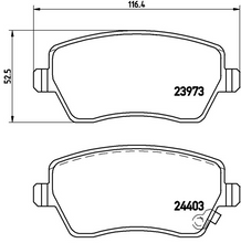 Load image into Gallery viewer, Brembo Brake Pad, P 59 050