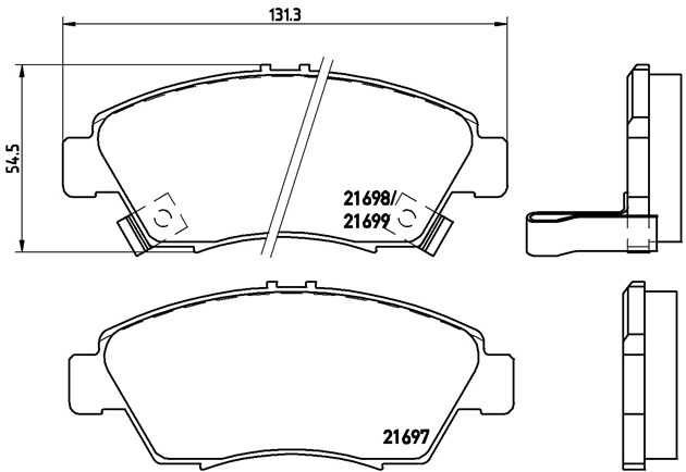 Brembo Brake Pad, P 28 024