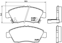 Load image into Gallery viewer, Brembo Brake Pad, P 28 024