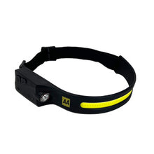 Load image into Gallery viewer, AA Ultra Light Rechargeable COB LED Head Torch With Motion Sensor AA1322