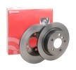 Brembo Brake Discs Pair Solid Rear 259mm 08.C745.11