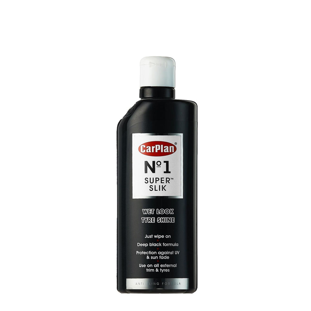 Carplan No1 Wet Look Car Tyre Shine Dressing Anti-Fling  Super Slik 600ml