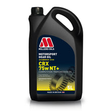 Load image into Gallery viewer, Millers Oils Motorsport CRX 75w NT+ Gear Oil 5L