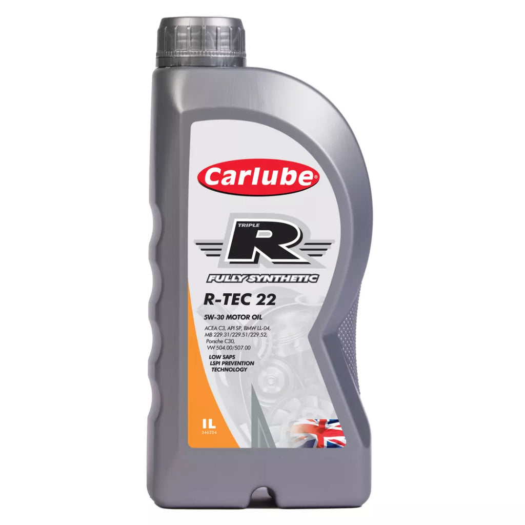 Carlube Triple R 5W-30 VW Fully Synthetic Engine Oil R-TEC 22 1L