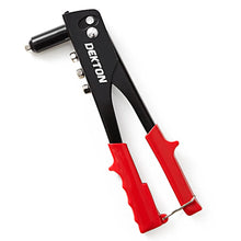 Load image into Gallery viewer, Dekton Heavy Duty Pop Rivet Gun Hand Riveter Tool + 60 Rivets 4 Size Rivets inc