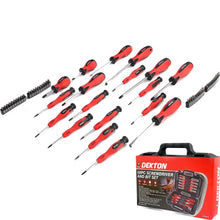 Load image into Gallery viewer, Dekton 58pc Magnetic Torx Pozi Hex Slotted Phillips Screwdriver Bit Set Storage