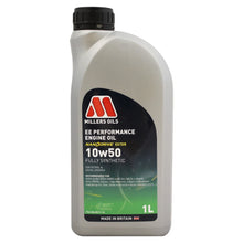 Load image into Gallery viewer, Millers Oils EE Performance 10w-50 Fully Synthetic Engine Oil 1L