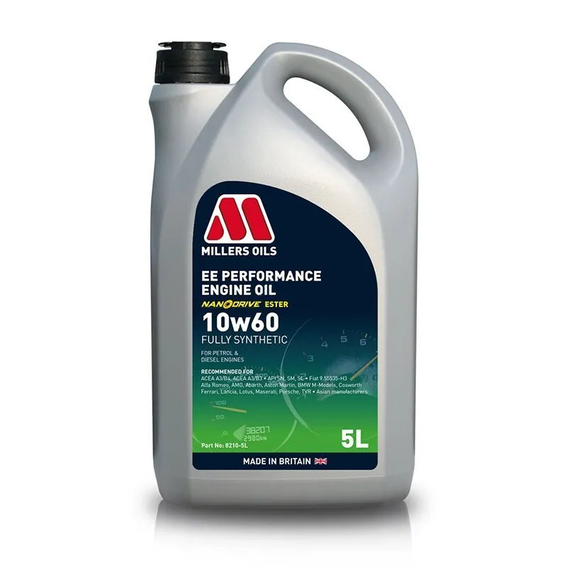 Millers Oils EE Performance 10w60 Fully Synthetic Engine Oil 5L