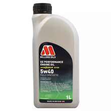 Load image into Gallery viewer, Millers Oils EE Performance 5w-40 Fully Synthetic Engine Oil 1L