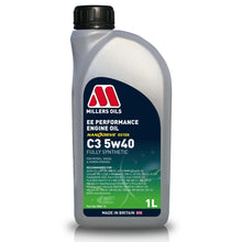 Load image into Gallery viewer, Millers Oils EE Performance C3 5w-40 Fully Synthetic Engine Oil 1L