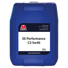 Load image into Gallery viewer, Millers Oils EE Performance C3 5w-40 Fully Synthetic Engine Oil 20L