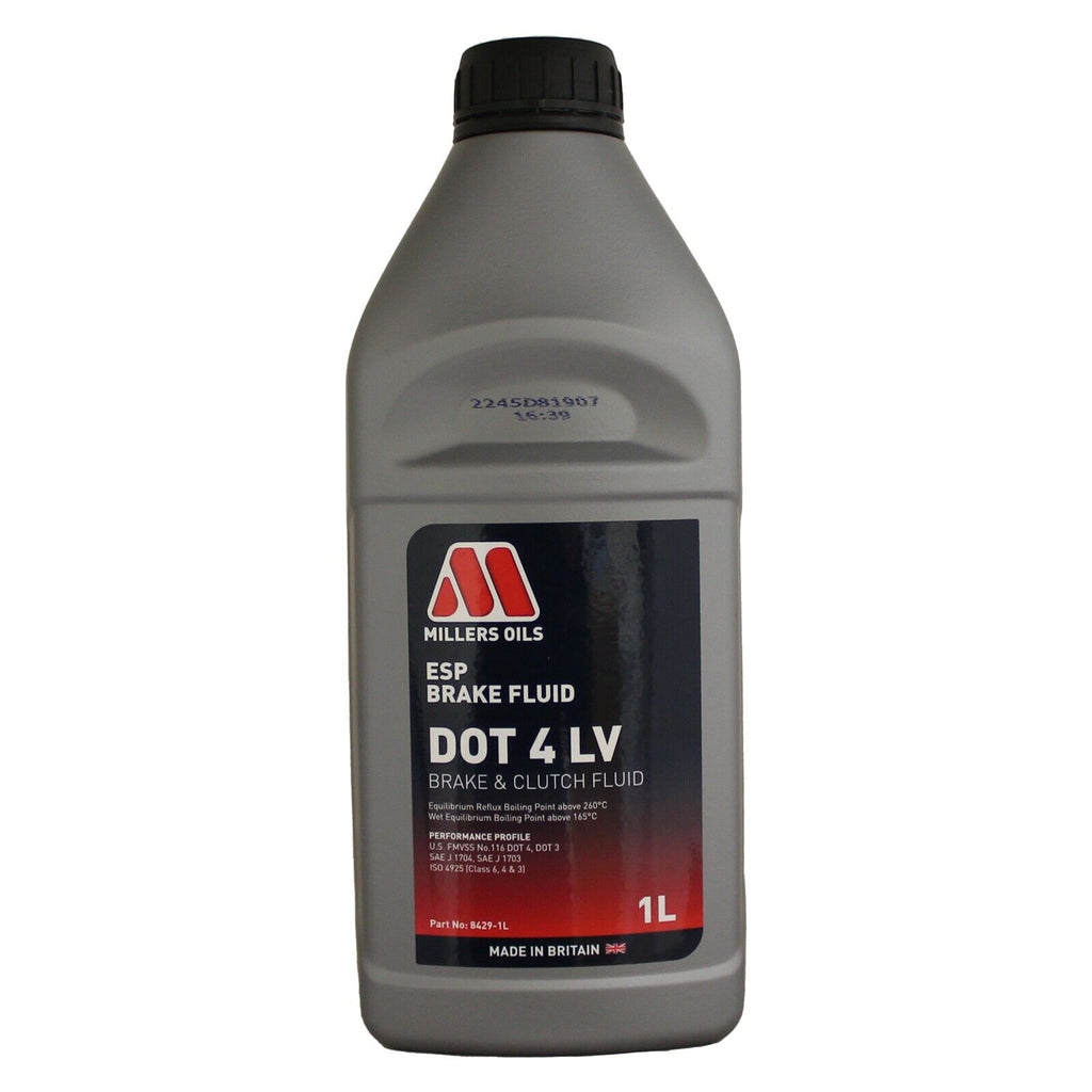 Millers Oils ESP DOT 4 Low Viscosity Brake & Clutch Fluid 1L