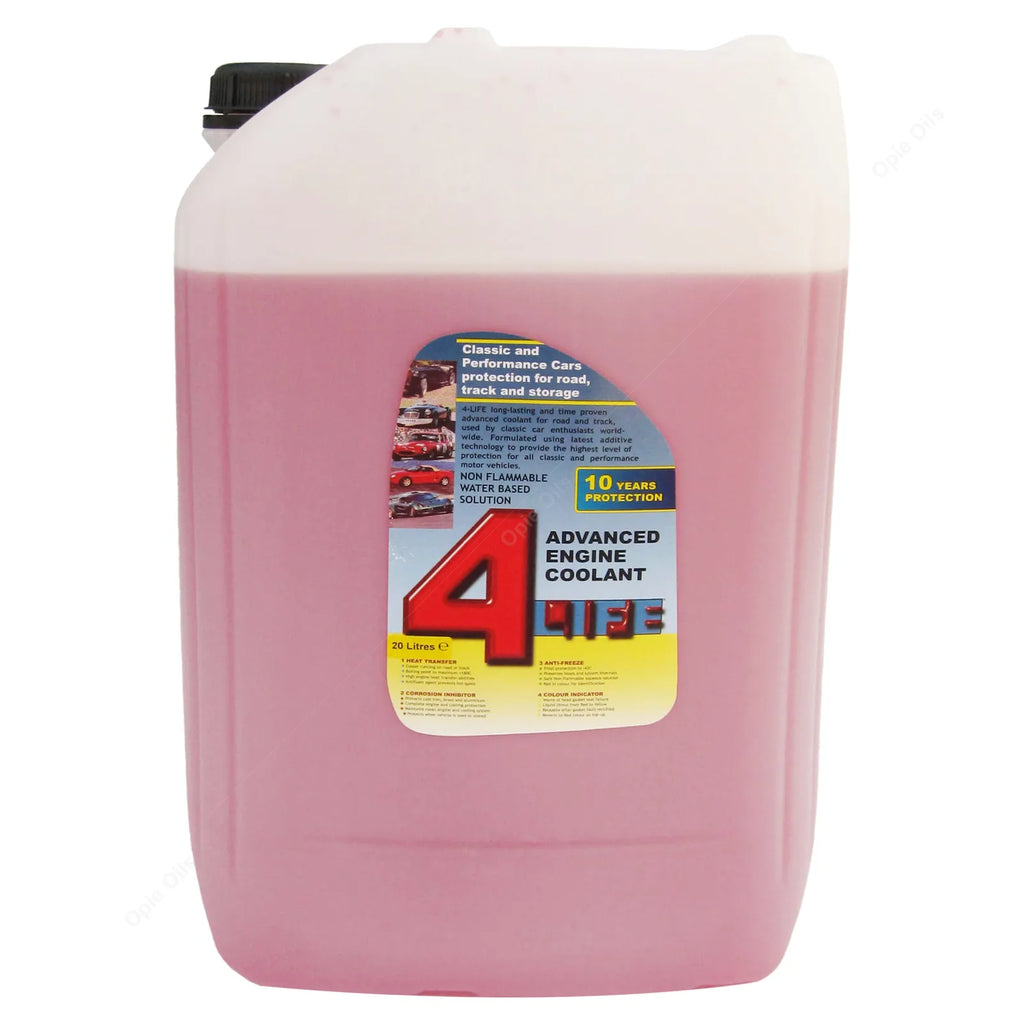 Castrol 4-Life Forlife Advanced Engine Antifreeze & Coolant for Classic Cars - 20L