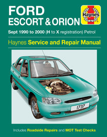 Ford Escort & Orion Petrol (Sept 90 - 00) Haynes Repair Manual (Paperback)