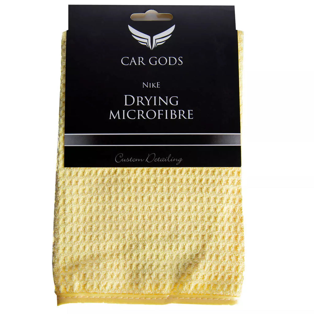 Car Gods Waffle Weave Glass Towel