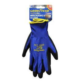 Goodyear Nylon PU Safety Work Gloves Pack of 3 Large