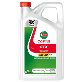 Castrol GTX 5W-30 5W30 RN17 Fully Synthetic Car Engine Oil 5L