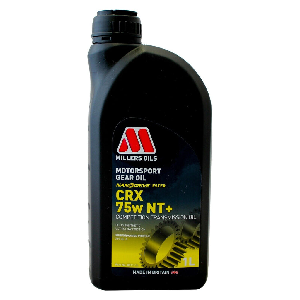 Millers Oils Motorsport CRX 75w NT+ Fully Synthetic Transmission Oil 1L