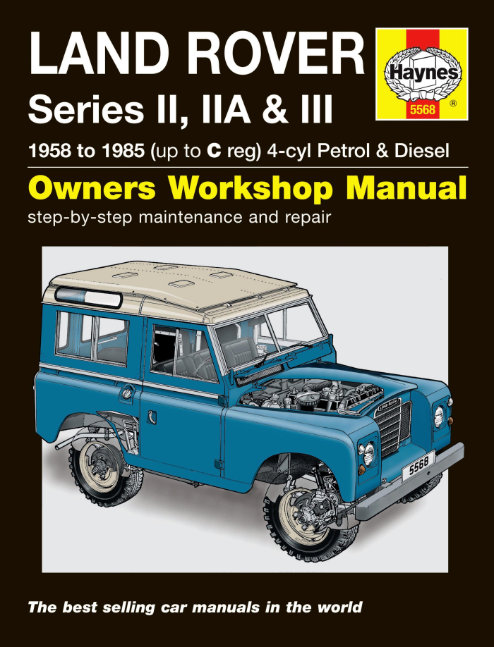 Haynes Land Rover Series II, IIA & III Petrol Diesel 1958-1985 Manual