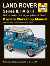 Load image into Gallery viewer, Haynes Land Rover Series II, IIA &amp; III Petrol Diesel 1958-1985 Manual