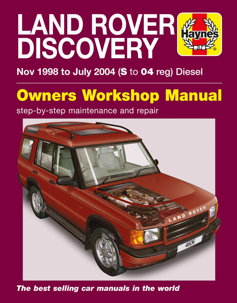 Haynes Land Rover Discovery Diesel (Nov 98 - Jul 04) Repair Manual