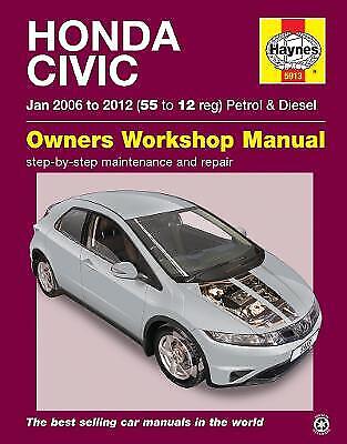 Haynes Honda Civic 2006-2012 Workshop Manual Petrol Diesel