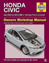 Load image into Gallery viewer, Haynes Honda Civic 2006-2012 Workshop Manual Petrol Diesel