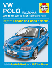 Load image into Gallery viewer, Haynes VW Polo Hatchback Petrol (00 - Jan 02) Repair Manual