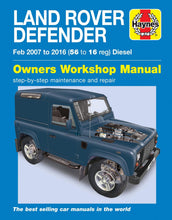 Load image into Gallery viewer, Haynes Land Rover Defender Diesel (Feb 07 - 16) 56 to 16 Manual (Paperback)