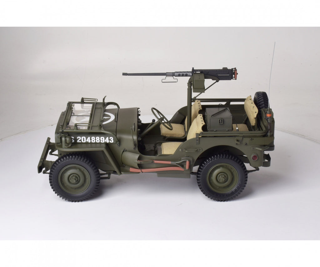 IXO Collections Full Kit Jeep® Willys + Accessories 1:8 Scale Metal Kit