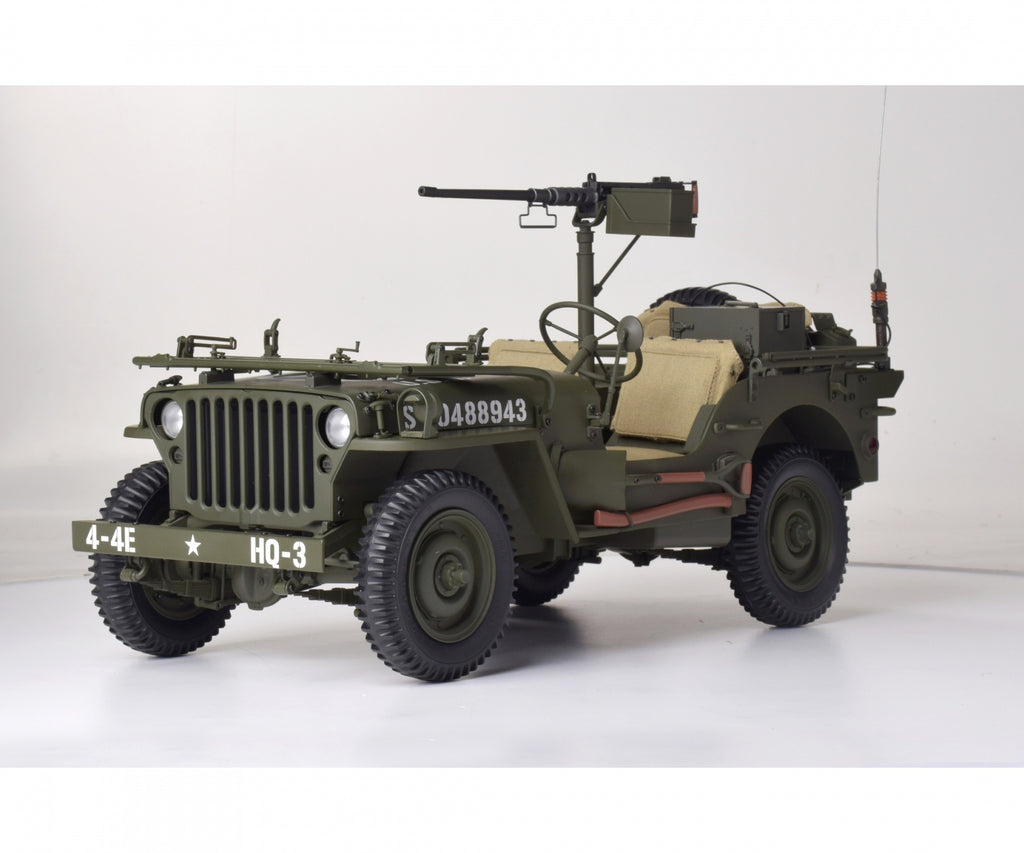 IXO Collections Full Kit Jeep® Willys + Accessories 1:8 Scale Metal Kit