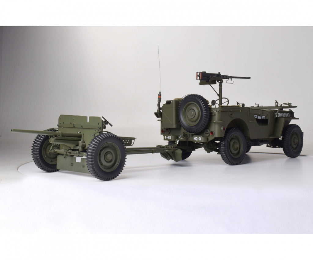 IXO Collections Full Kit Jeep® Willys + Accessories 1:8 Scale Metal Kit