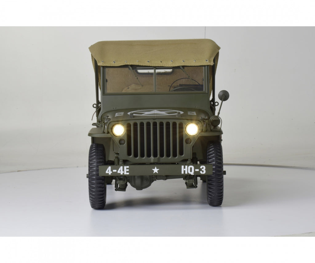 IXO Collections Full Kit Jeep® Willys + Accessories 1:8 Scale Metal Kit