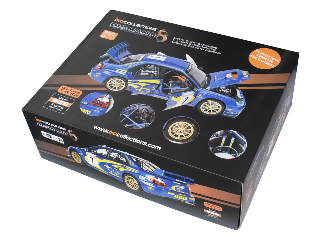 IXO Collections Full Kit Subaru Impreza STI WRC 1:8 Scale Metal Kit