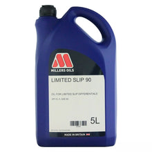 Load image into Gallery viewer, Millers Gear Oil Limited Slip 90 GL5 Axle Solvent Refined Mineral Based 5L
