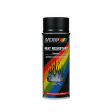 Motip Black Heat Resistant 800c Lacquer Spray Paint 400ml