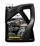 Mannol Fully Bi-Synthetic Engine Oil Longlife 3 5w30 LL-04 AUDI VW 504/507 C3 - 5L