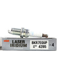 NGK Laser Platinum Premium Spark Plugs BKR7EQUP 4 Pack