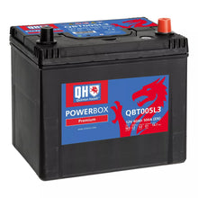 Load image into Gallery viewer, QH QBT005R3 Powerbox 3 Starter Battery 005L 60Ah 500A CCA 12V T1 Terminal D23