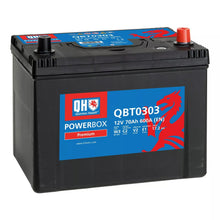 Load image into Gallery viewer, QH QBT0303 Starter Car Battery 030 70Ah 600A CCA 12V T1 Terminal D26