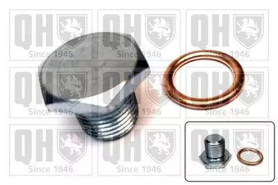 2x QH Engine Oil Drain Plug Fits Audi,Seat,Skoda,Vauxhall & VW