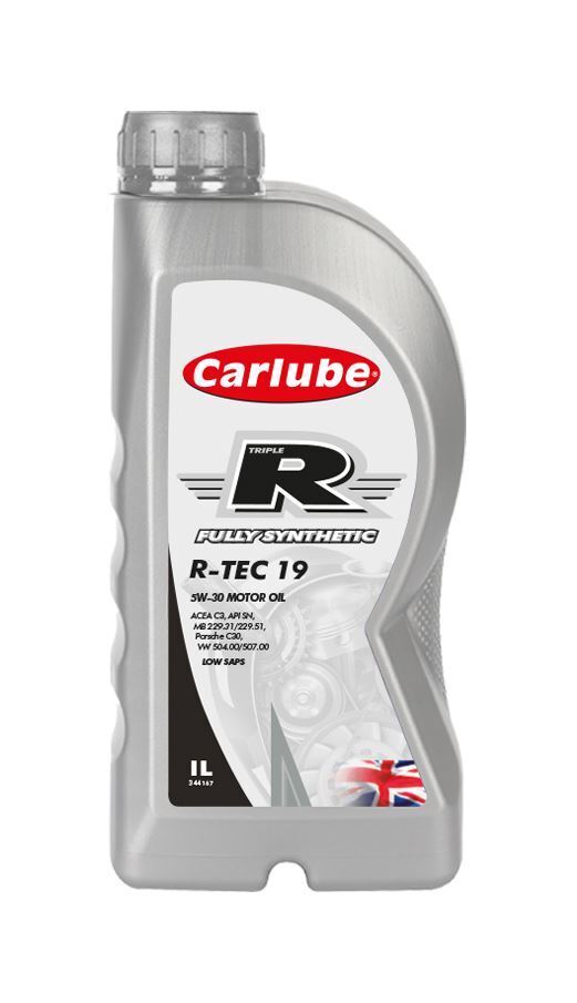 Carlube Triple R 5W-30 R-TEC 19 VW Low Saps Fully Synthetic Engine Oil 1L