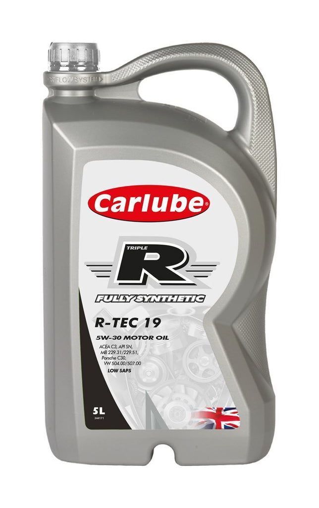 Carlube Triple R 5W-30 R-TEC 19 VW Low Saps Fully Synthetic 5L