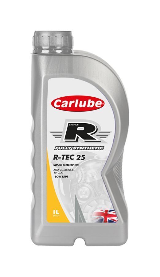 Carlube Triple R 5W-30 R-TEC 25 C4 Fully Synthetic Engine Oil 1L