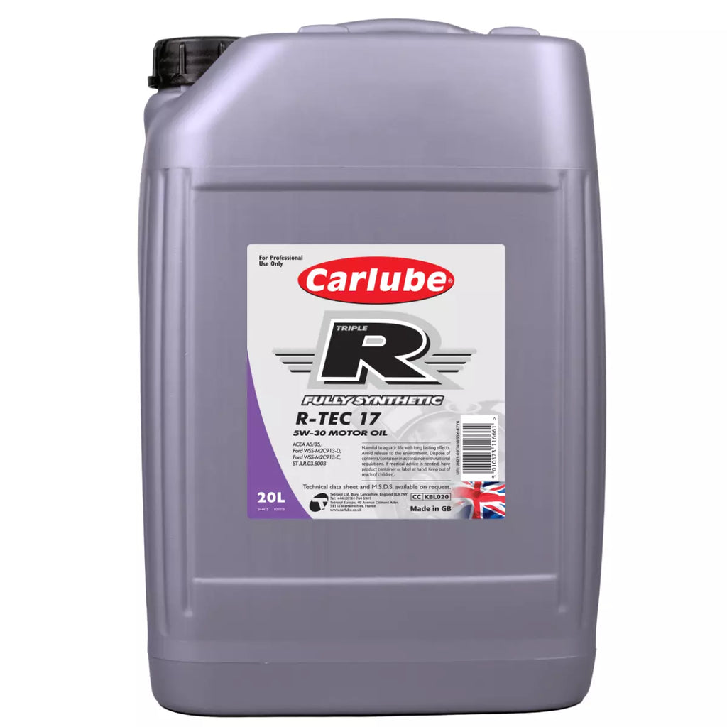 Carlube Triple R 5W-30 A5/B5 Ford Fully Synthetic Engine Oil R-TEC 17 20L