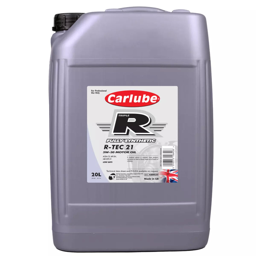 Carlube Triple R 5W-30 C3 Longlife Fully Synthetic Engine Oil R-TEC 21 20L