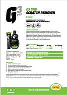 Farecla G3 Pro Scratch Remover Paste 150ml