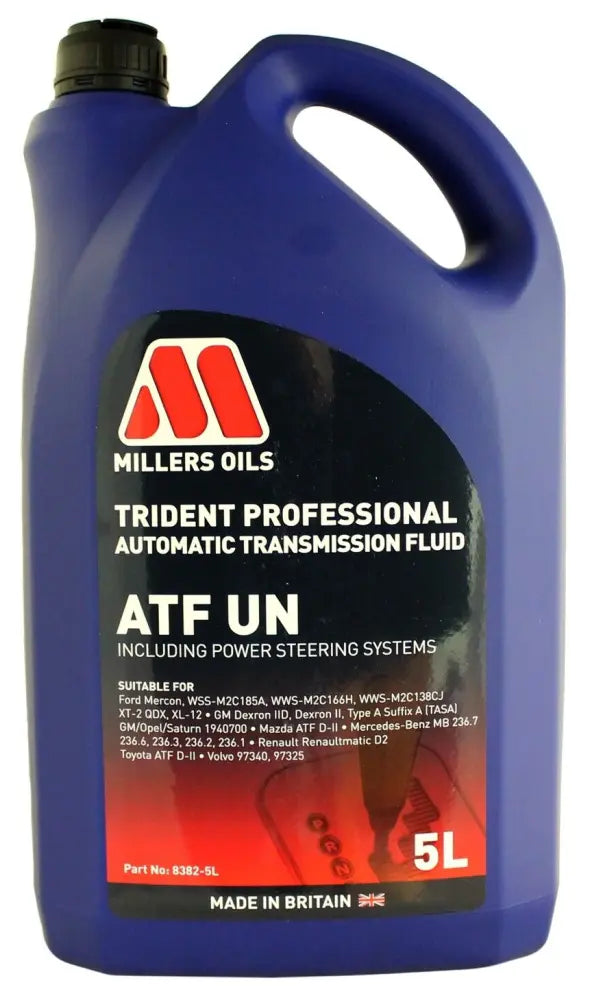 Millers Oils Trident Professional ATF UN Automatic Transmission Fluid 5L