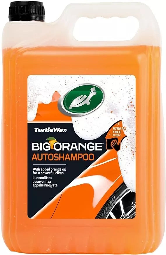 Turtle Wax Big Orange Car Shampoo & Wash 5L